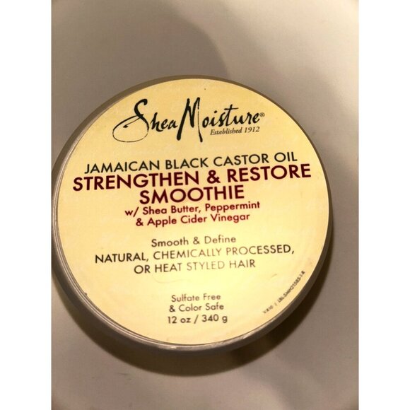 Shea Moisture Jamaican Black Castor Oil Strengthen & Restore Smoothie NEW - Picture 2 of 6